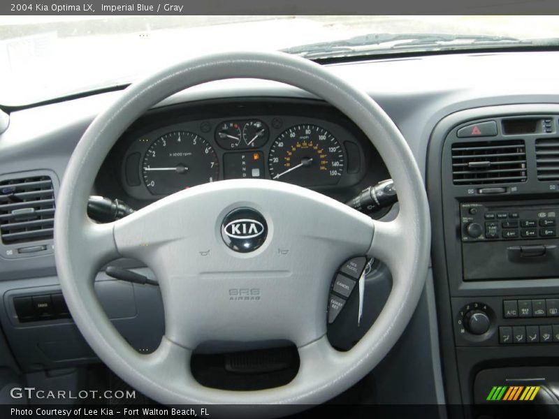 Imperial Blue / Gray 2004 Kia Optima LX