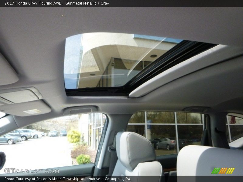 Gunmetal Metallic / Gray 2017 Honda CR-V Touring AWD