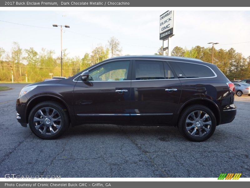 Dark Chocolate Metallic / Choccachino 2017 Buick Enclave Premium
