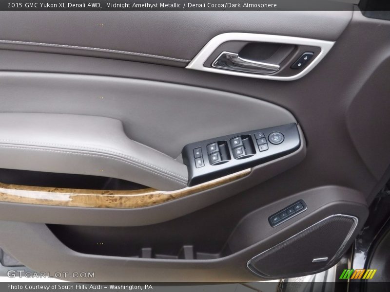 Midnight Amethyst Metallic / Denali Cocoa/Dark Atmosphere 2015 GMC Yukon XL Denali 4WD