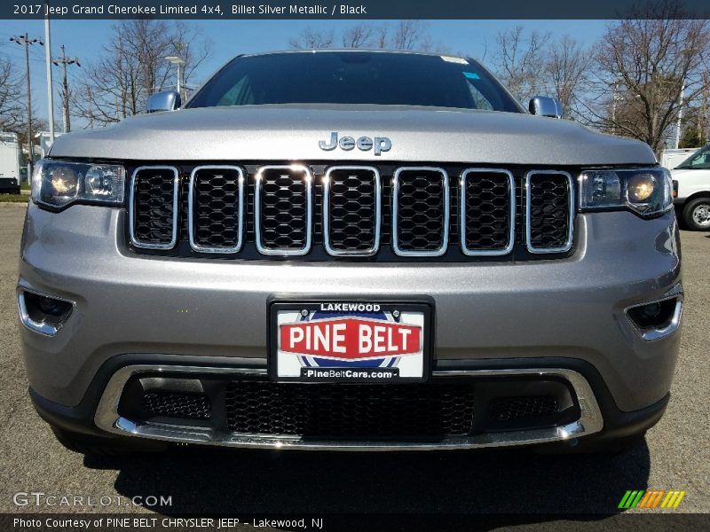 Billet Silver Metallic / Black 2017 Jeep Grand Cherokee Limited 4x4