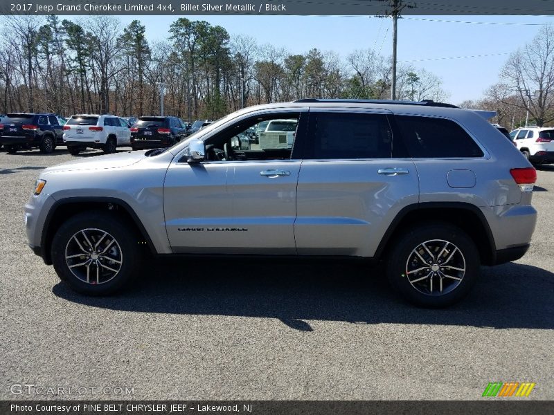Billet Silver Metallic / Black 2017 Jeep Grand Cherokee Limited 4x4