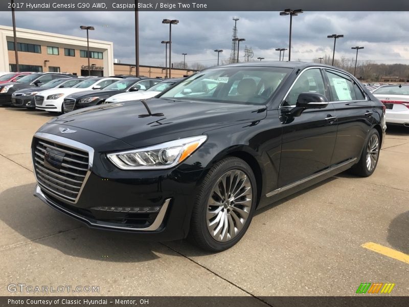 Front 3/4 View of 2017 Genesis G90 AWD