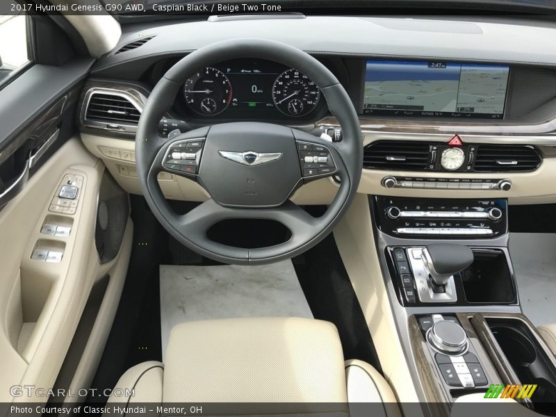 Dashboard of 2017 Genesis G90 AWD