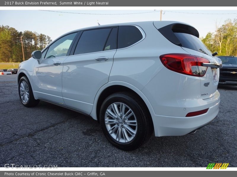 Summit White / Light Neutral 2017 Buick Envision Preferred