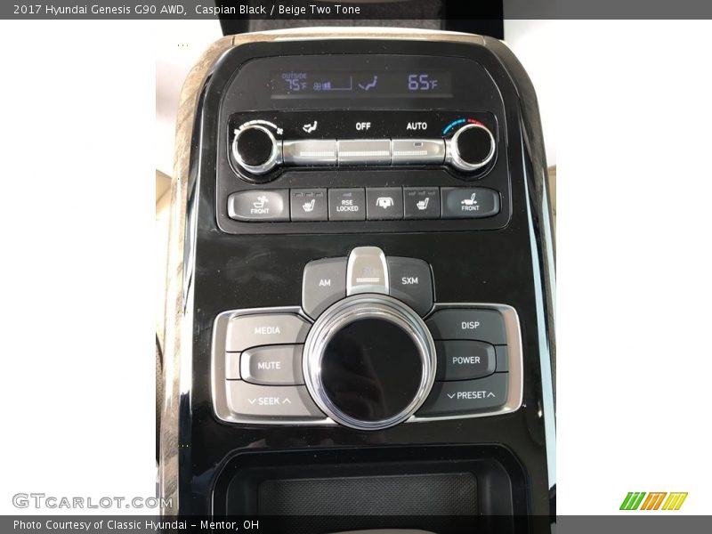 Controls of 2017 Genesis G90 AWD