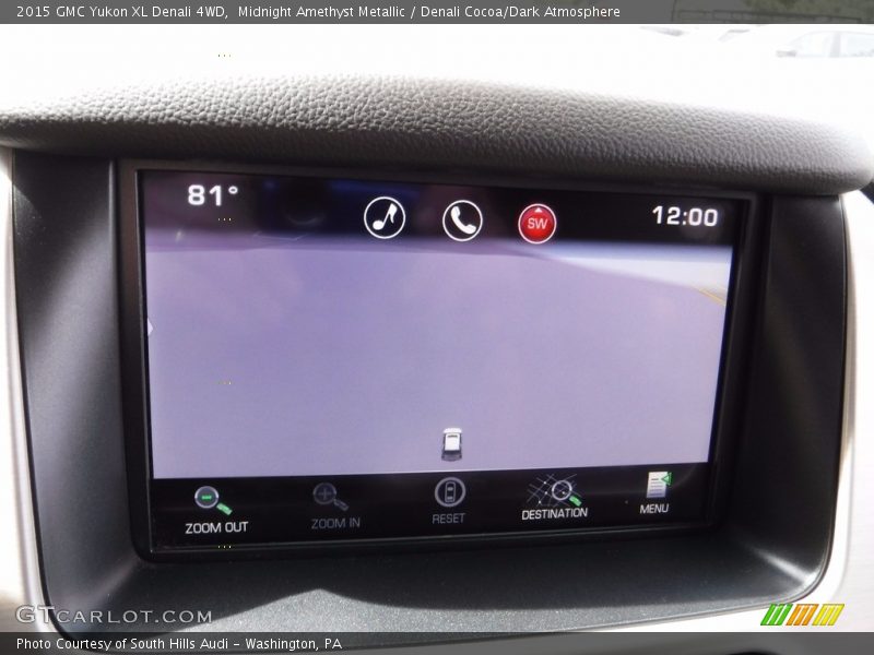 Midnight Amethyst Metallic / Denali Cocoa/Dark Atmosphere 2015 GMC Yukon XL Denali 4WD