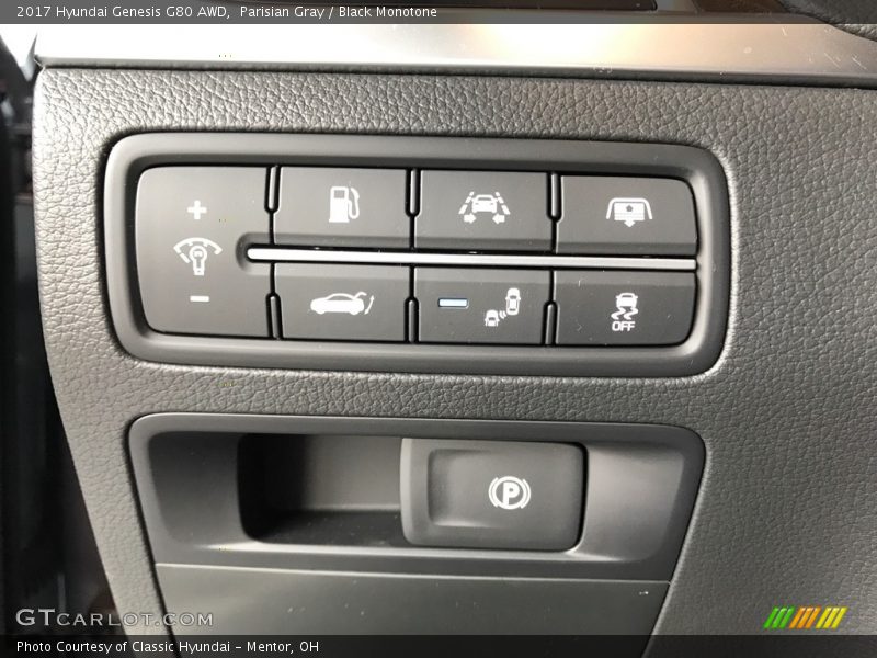 Controls of 2017 Genesis G80 AWD