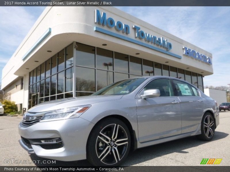 Lunar Silver Metallic / Black 2017 Honda Accord Touring Sedan