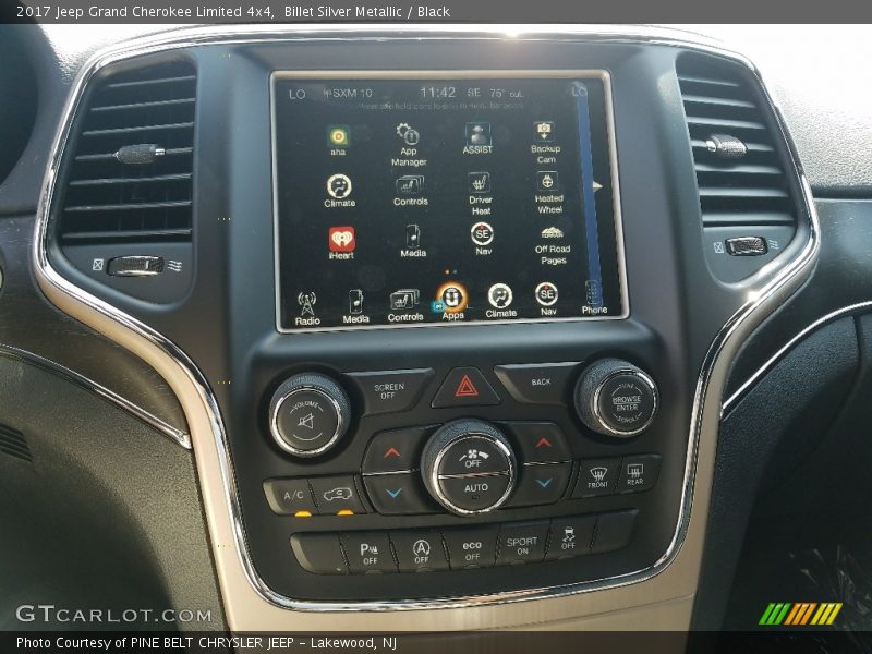 Billet Silver Metallic / Black 2017 Jeep Grand Cherokee Limited 4x4