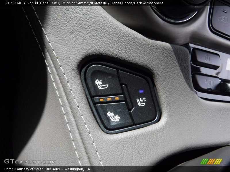 Midnight Amethyst Metallic / Denali Cocoa/Dark Atmosphere 2015 GMC Yukon XL Denali 4WD