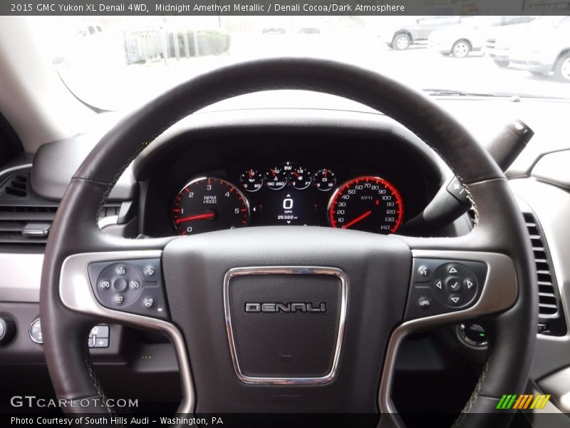 Midnight Amethyst Metallic / Denali Cocoa/Dark Atmosphere 2015 GMC Yukon XL Denali 4WD
