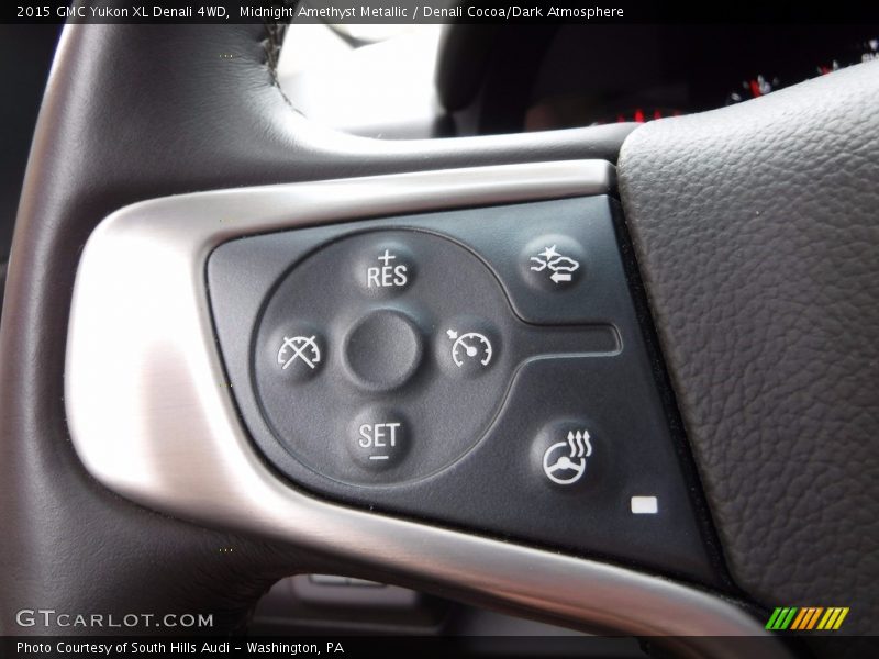 Midnight Amethyst Metallic / Denali Cocoa/Dark Atmosphere 2015 GMC Yukon XL Denali 4WD