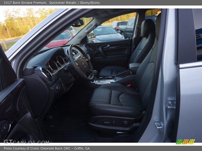 Quicksilver Metallic / Ebony/Ebony 2017 Buick Enclave Premium