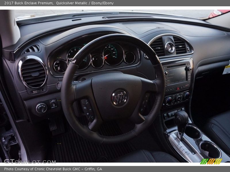 Quicksilver Metallic / Ebony/Ebony 2017 Buick Enclave Premium