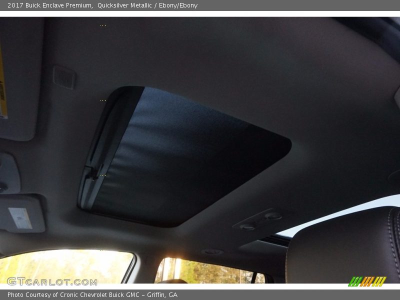 Quicksilver Metallic / Ebony/Ebony 2017 Buick Enclave Premium