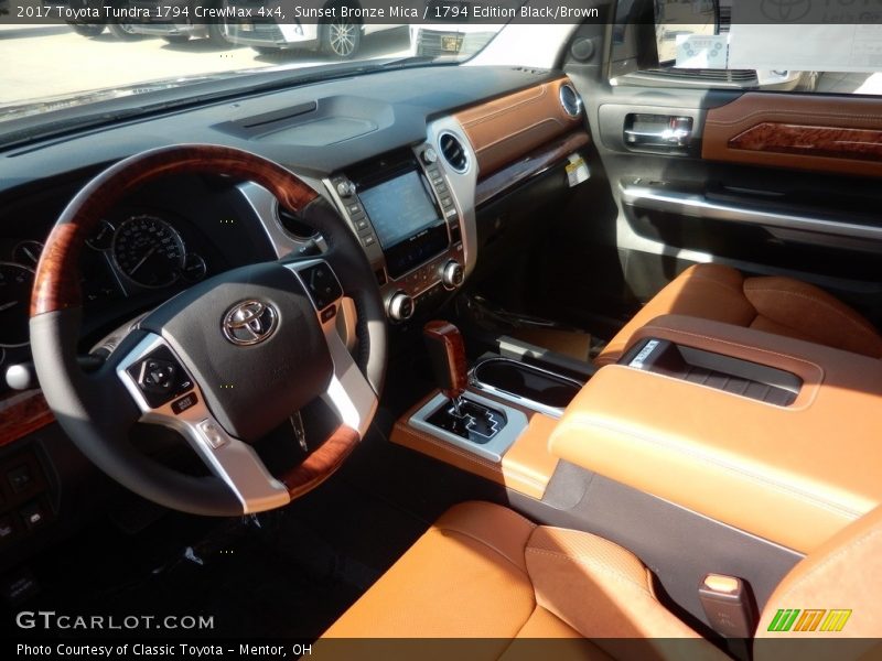 Front Seat of 2017 Tundra 1794 CrewMax 4x4