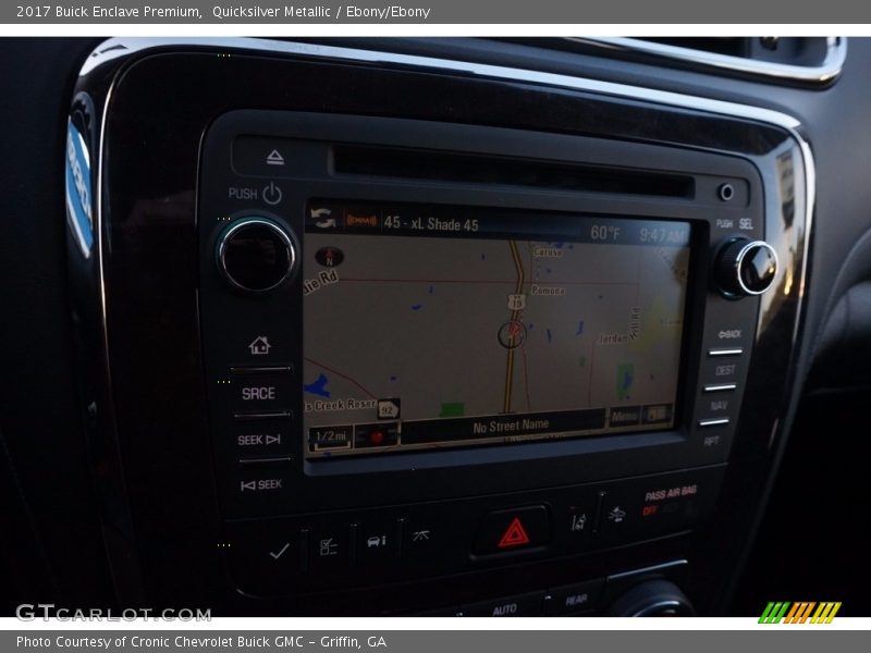 Quicksilver Metallic / Ebony/Ebony 2017 Buick Enclave Premium