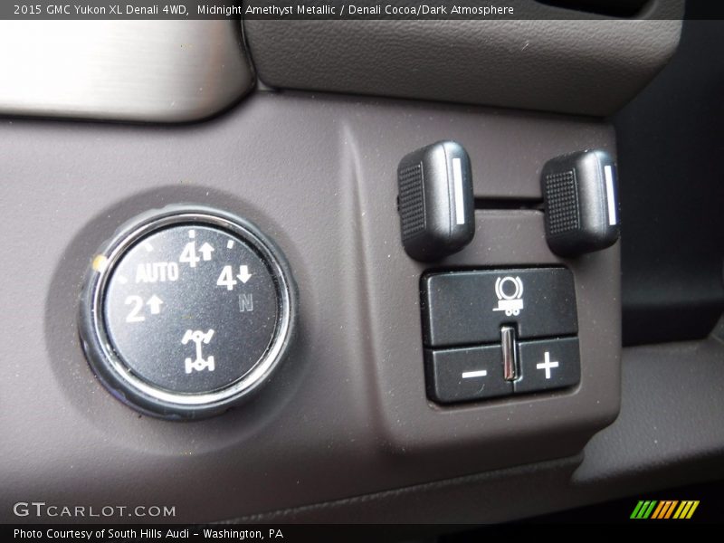 Midnight Amethyst Metallic / Denali Cocoa/Dark Atmosphere 2015 GMC Yukon XL Denali 4WD