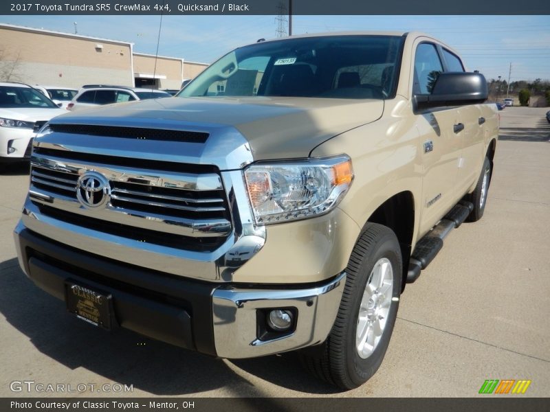 Quicksand / Black 2017 Toyota Tundra SR5 CrewMax 4x4