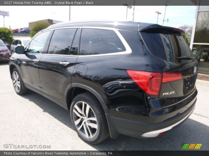 Crystal Black Pearl / Black 2017 Honda Pilot Touring AWD