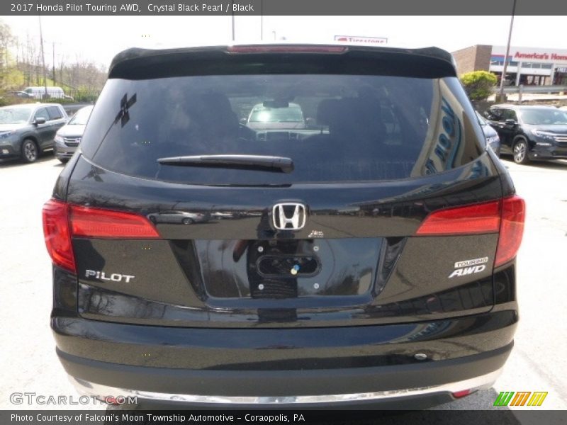Crystal Black Pearl / Black 2017 Honda Pilot Touring AWD