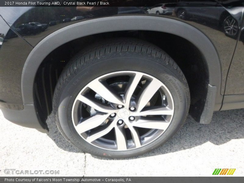 Crystal Black Pearl / Black 2017 Honda Pilot Touring AWD