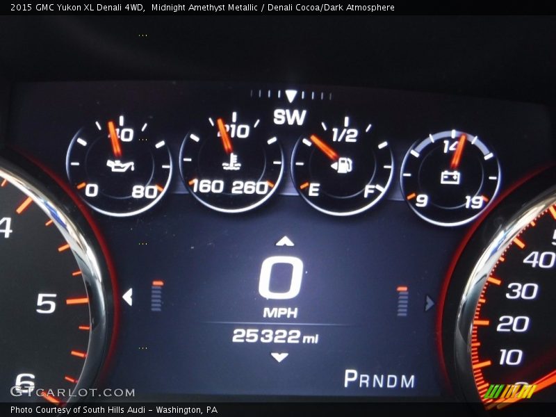 Midnight Amethyst Metallic / Denali Cocoa/Dark Atmosphere 2015 GMC Yukon XL Denali 4WD