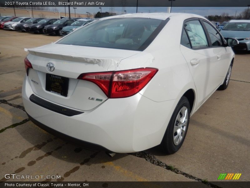 Blizzard Pearl / Ash Gray 2017 Toyota Corolla LE Eco