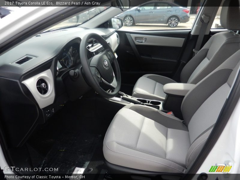 Blizzard Pearl / Ash Gray 2017 Toyota Corolla LE Eco