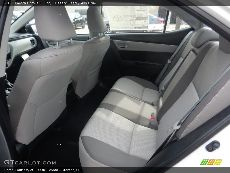 Blizzard Pearl / Ash Gray 2017 Toyota Corolla LE Eco