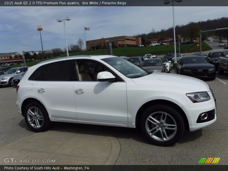 Ibis White / Pistachio Beige 2015 Audi Q5 2.0 TFSI Premium Plus quattro