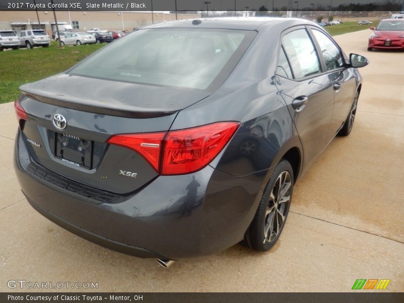 Slate Metallic / Black 2017 Toyota Corolla XSE