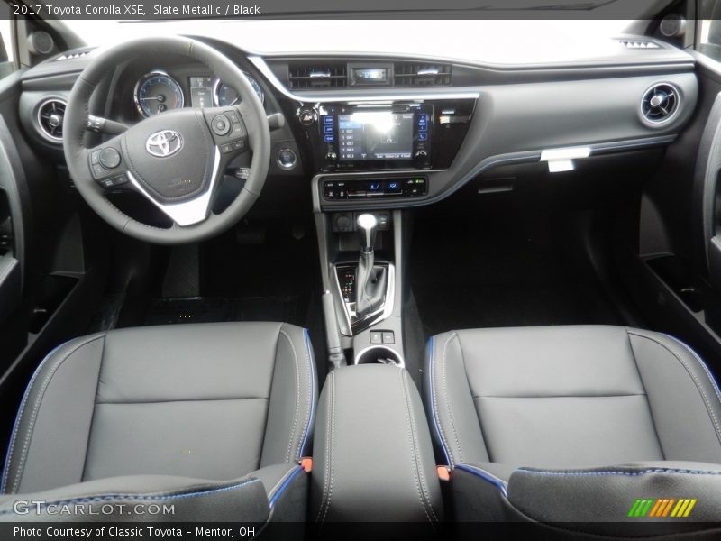 Black Interior - 2017 Corolla XSE 