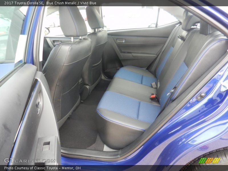 Rear Seat of 2017 Corolla SE