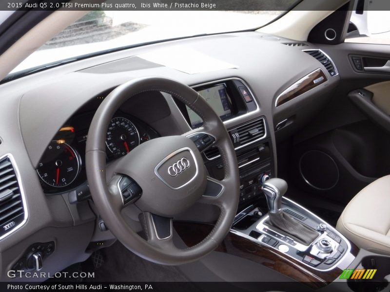 Ibis White / Pistachio Beige 2015 Audi Q5 2.0 TFSI Premium Plus quattro
