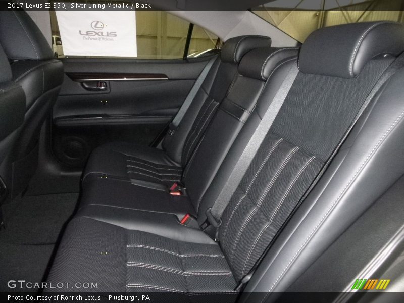 Silver Lining Metallic / Black 2017 Lexus ES 350