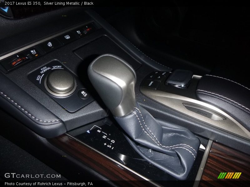 Silver Lining Metallic / Black 2017 Lexus ES 350