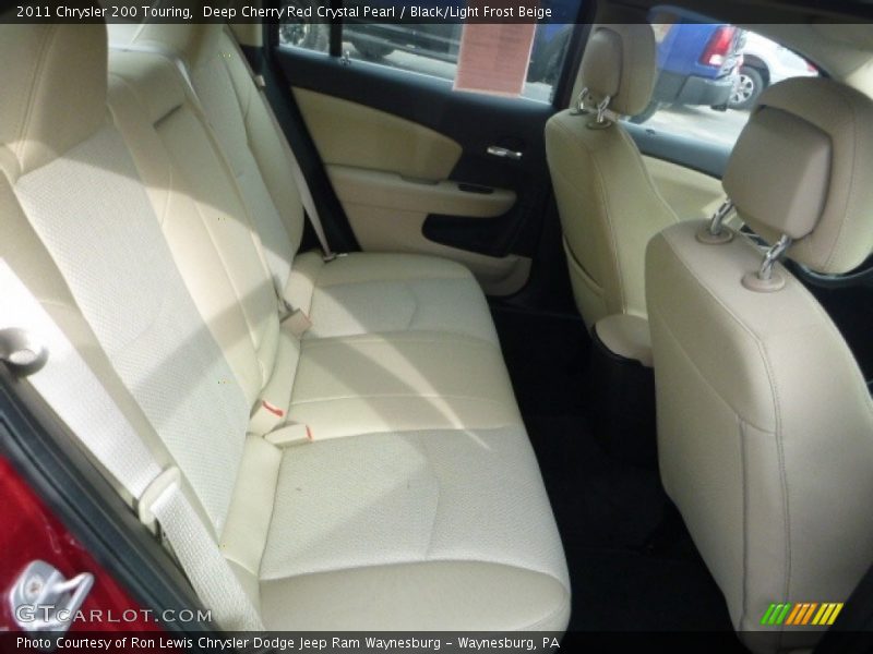 Deep Cherry Red Crystal Pearl / Black/Light Frost Beige 2011 Chrysler 200 Touring