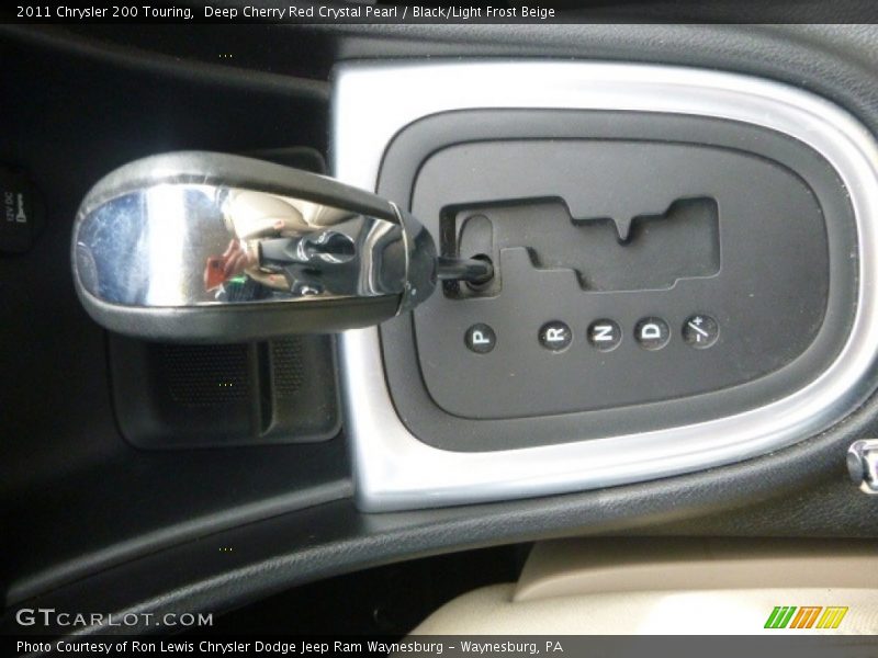 Deep Cherry Red Crystal Pearl / Black/Light Frost Beige 2011 Chrysler 200 Touring