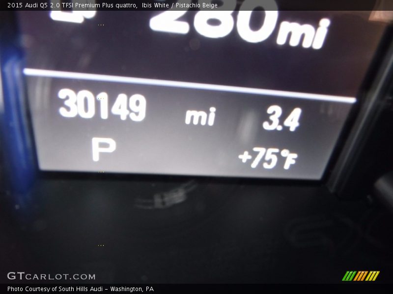 Ibis White / Pistachio Beige 2015 Audi Q5 2.0 TFSI Premium Plus quattro