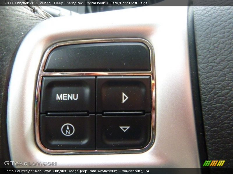 Deep Cherry Red Crystal Pearl / Black/Light Frost Beige 2011 Chrysler 200 Touring