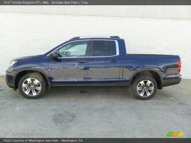  2017 Ridgeline RTL AWD Obsidian Blue Pearl