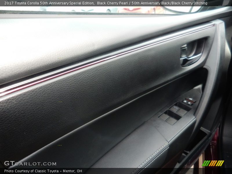 Black Cherry Pearl / 50th Anniversary Black/Black Cherry Stitching 2017 Toyota Corolla 50th Anniversary Special Edition