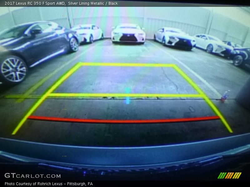 Silver Lining Metallic / Black 2017 Lexus RC 350 F Sport AWD