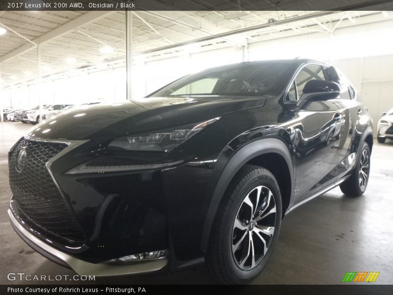 Obsidian / Black 2017 Lexus NX 200t AWD