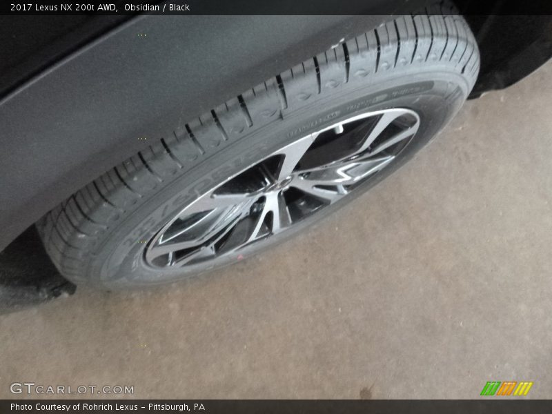 Obsidian / Black 2017 Lexus NX 200t AWD