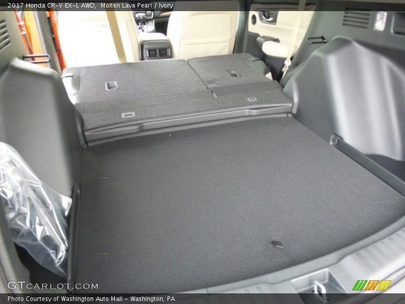 Molten Lava Pearl / Ivory 2017 Honda CR-V EX-L AWD