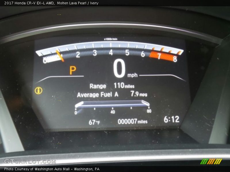 Molten Lava Pearl / Ivory 2017 Honda CR-V EX-L AWD