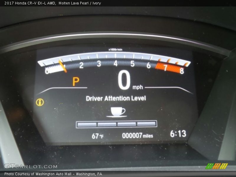 Molten Lava Pearl / Ivory 2017 Honda CR-V EX-L AWD